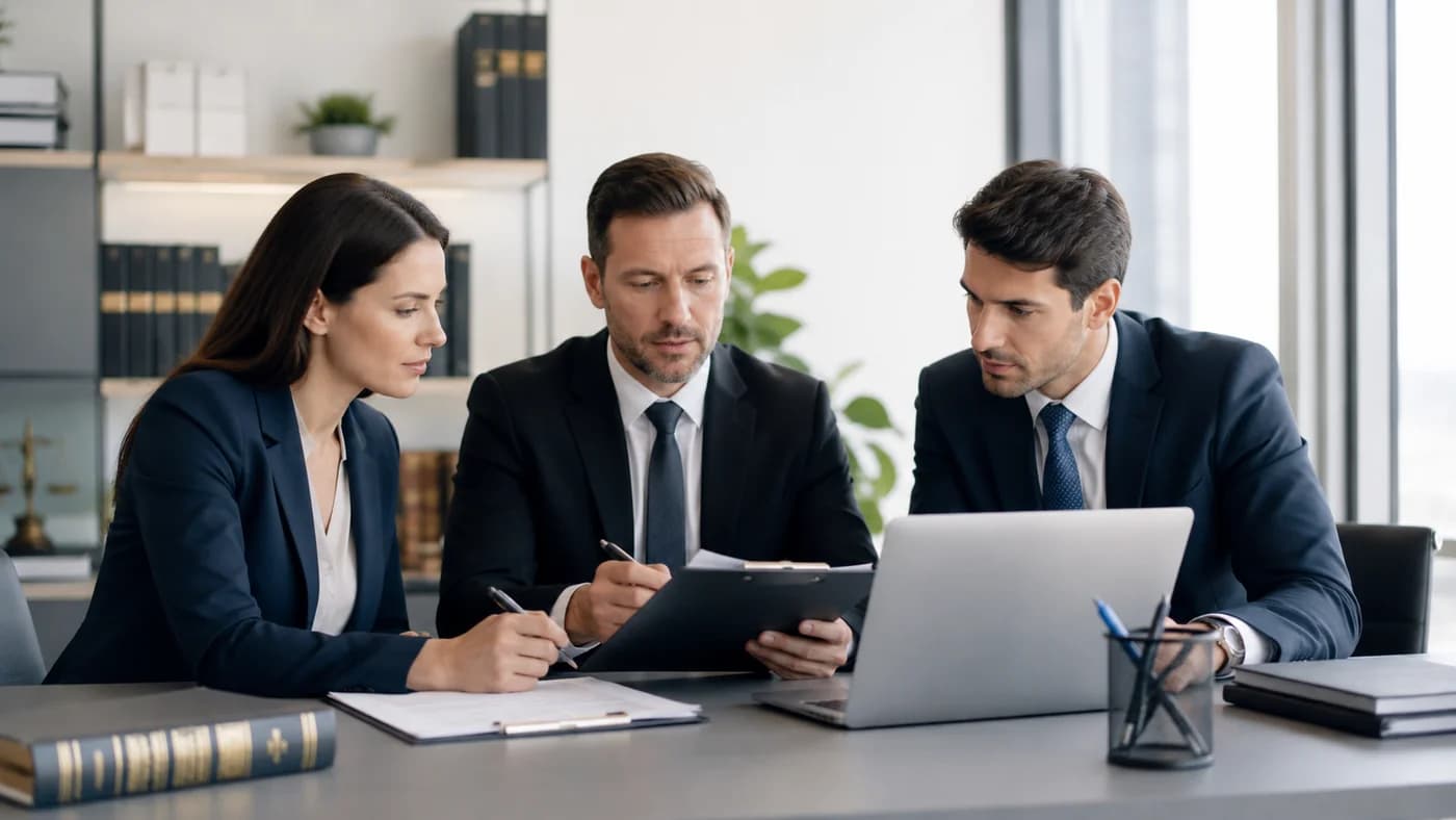 An advisory meeting at the firm’s office